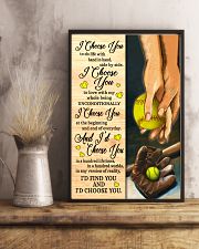 Softball - I Choose You Poster 11x17 Poster lifestyle-poster-3