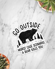 Camping - Go Outside Sticker Sticker - Single (Vertical) aos-sticker-single-vertical-lifestyle-front-06