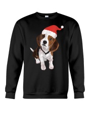 Beagle Santa Hat Shirt Merry Christmas Beagle Love Crewneck Sweatshirt thumbnail