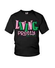 Living Pretty AKA Shirt - AKA Sorority - 1908 Youth T-Shirt thumbnail