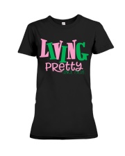 Living Pretty AKA Shirt - AKA Sorority - 1908 Premium Fit Ladies Tee thumbnail