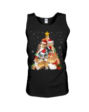 Sheltie Christmas Tree T Shirt Xmas Gift For Shelt Unisex Tank thumbnail