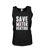 Save Motorboating Funny Breast Cancer Awareness Unisex Tank thumbnail