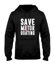 Save Motorboating Funny Breast Cancer Awareness Hooded Sweatshirt thumbnail