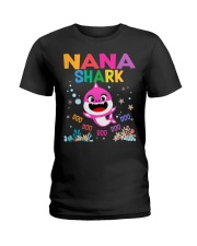 Nana Shark Doo Doo Doo Shirt Ladies T-Shirt thumbnail