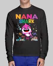Nana Shark Doo Doo Doo Shirt Long Sleeve Tee lifestyle-unisex-longsleeve-front-1