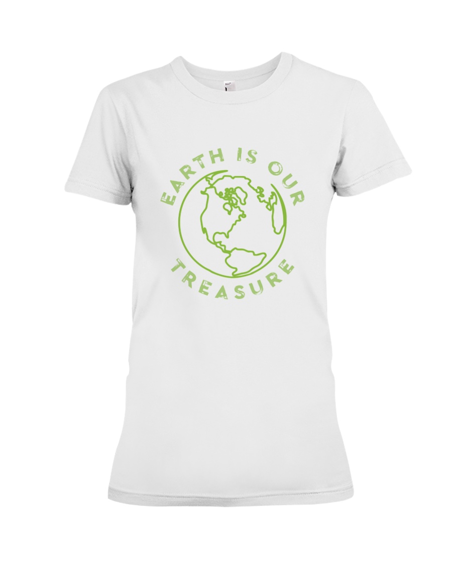Earth is Our Treasure Premium Fit Ladies Tee