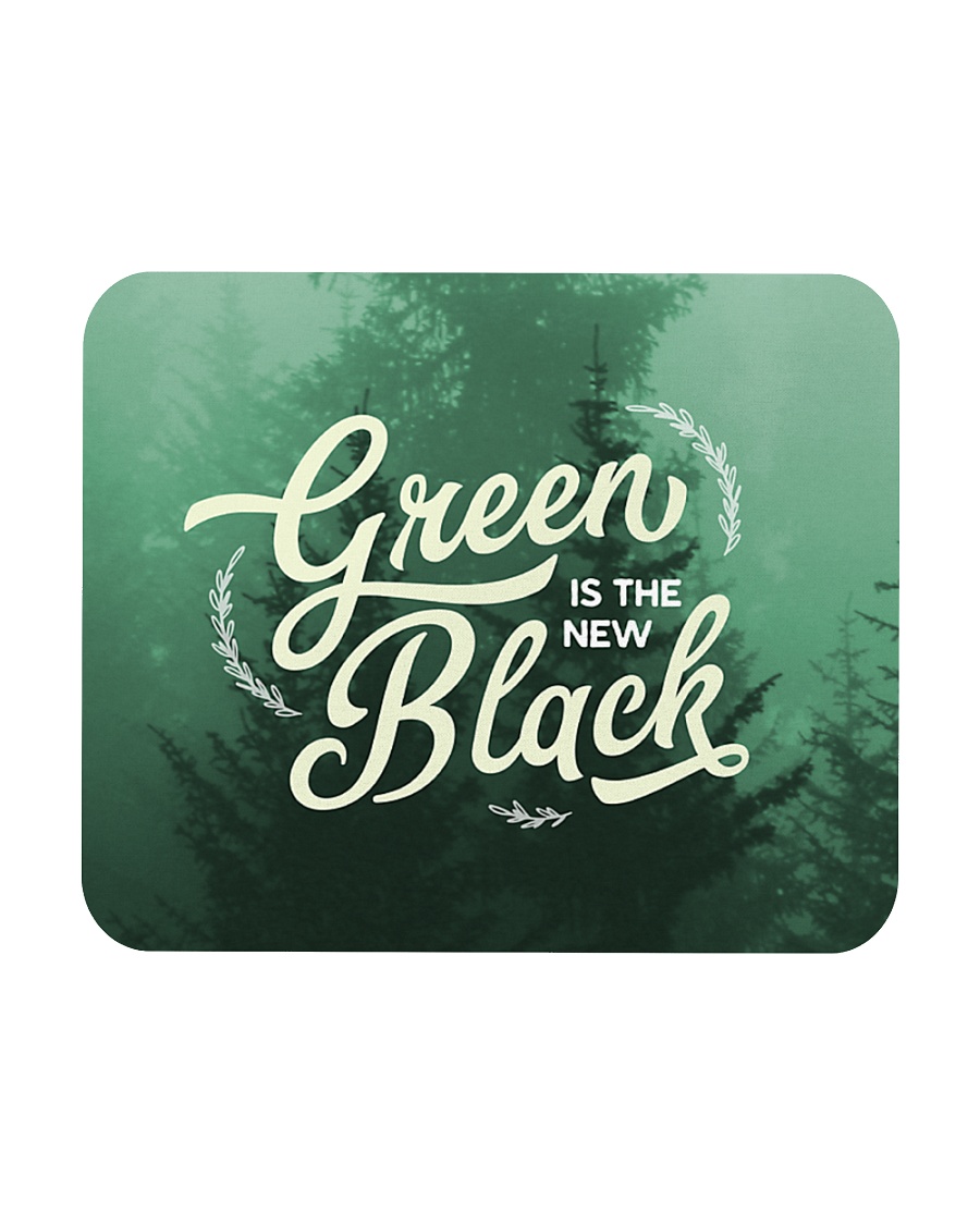 Green is the New Black Mousepad
