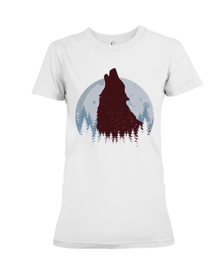 Howling Wolf Premium Fit Ladies Tee
