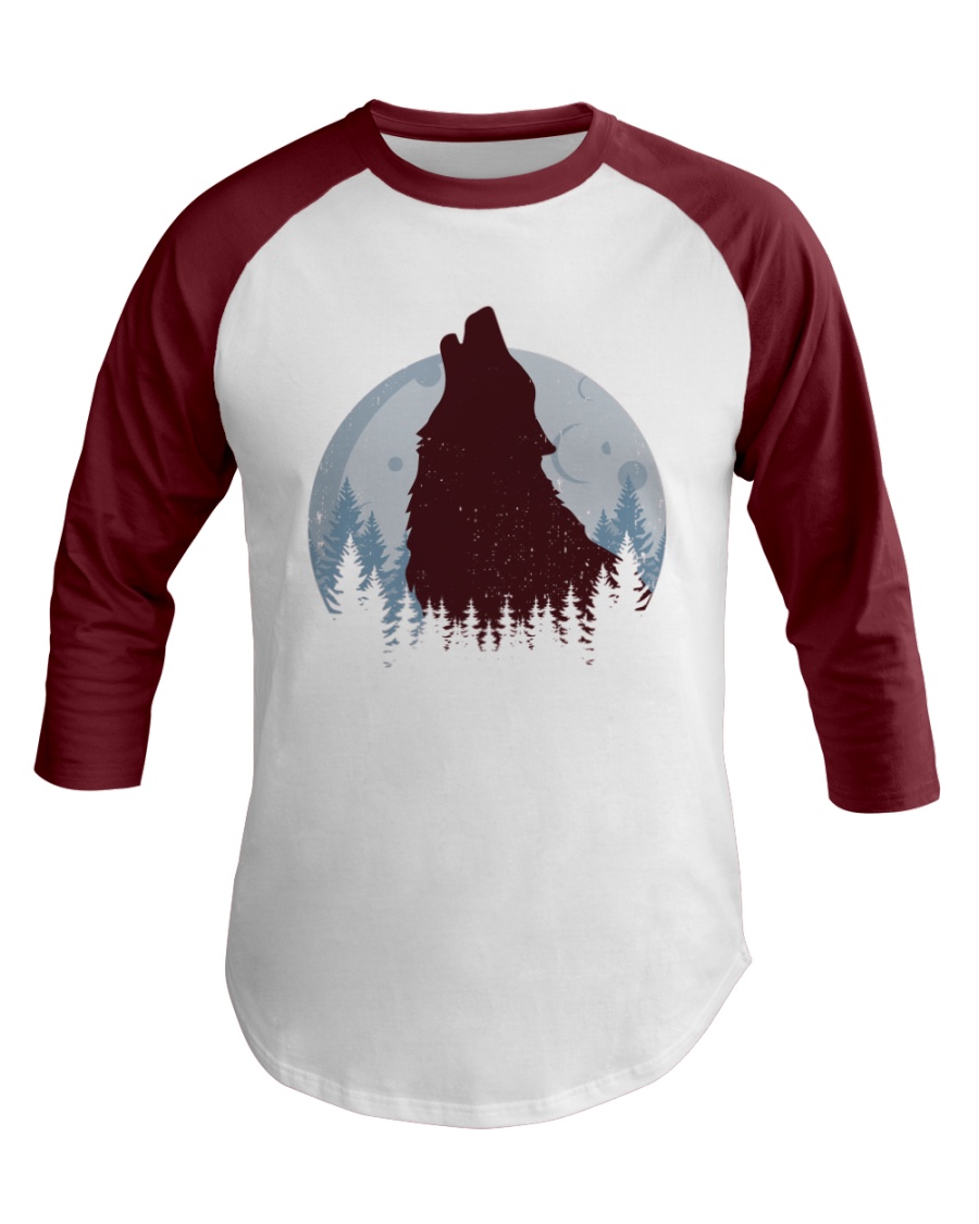 Howling Wolf Baseball Tee