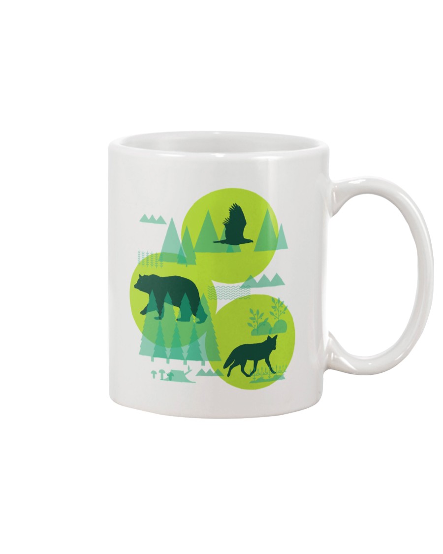 Eagle Bear Fox Mug
