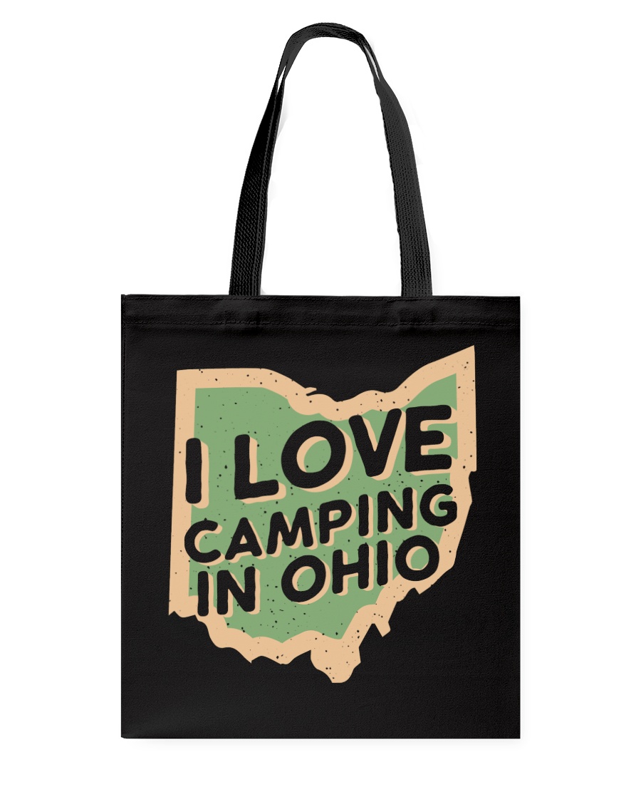 I Love Camping in Ohio Tote Bag
