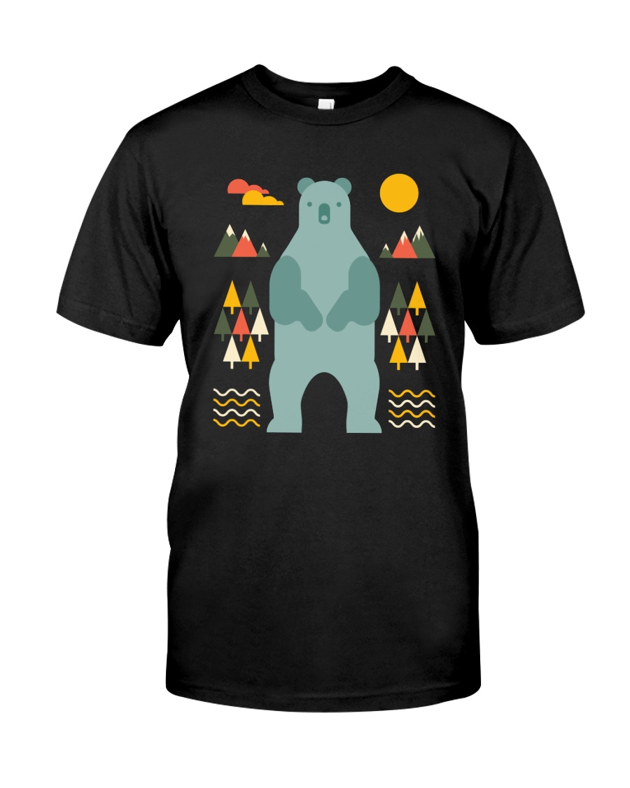 Bear in the Forest Premium Fit Mens Tee