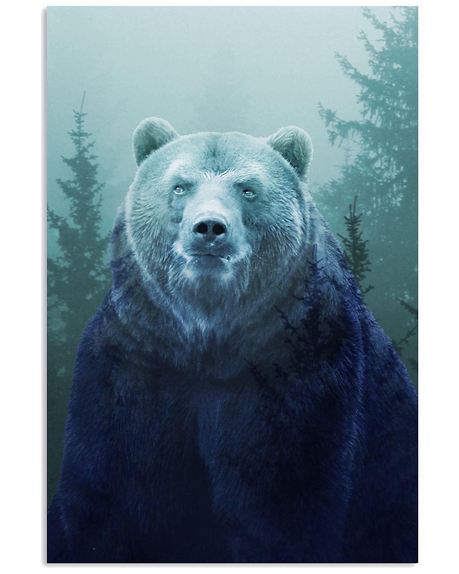 Beautiful Bear in the Forest 16x24 Poster