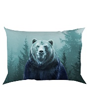Beautiful Bear in the Forest Rectangular Pillowcase back
