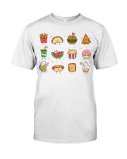 Cute Food Characters - Love Food Design Classic T-Shirt thumbnail