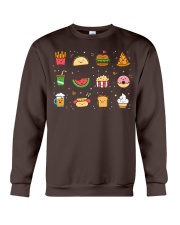 Cute Food Characters - Love Food Design Crewneck Sweatshirt front