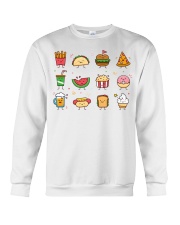 Cute Food Characters - Love Food Design Crewneck Sweatshirt thumbnail