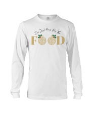 I'm Just Here For The Food - Love Food Long Sleeve Tee front