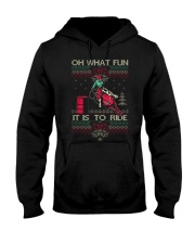 BARREL RACING CHRISTMAS Sweater Hooded Sweatshirt thumbnail