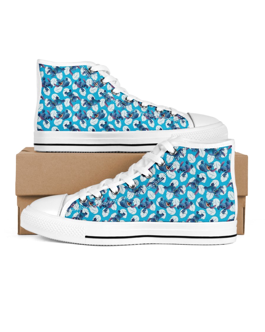 Cute Pattern Limited Edition Women's High Top White Shoes