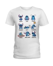 Stitch Ohana Emoticon Limited Edition Ladies T-Shirt thumbnail