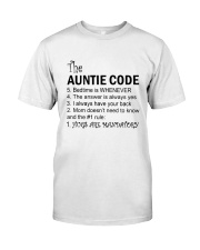 The Auntie Code Hugs Are Mandatory Classic T-Shirt tile