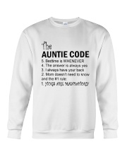 The Auntie Code Hugs Are Mandatory Crewneck Sweatshirt tile
