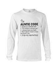 The Auntie Code Hugs Are Mandatory Long Sleeve Tee tile