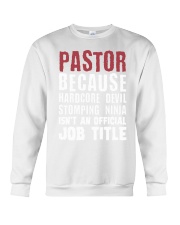 Pastor because hardcore devil mug Crewneck Sweatshirt tile