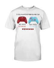 Personalized gamer i will always be your player 2 Premium Fit Mens Tee tile