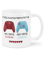 Personalized gamer i will always be your player 2 Mug front