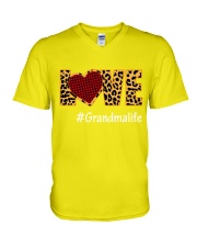 Love hashtag grandmalife V-Neck T-Shirt tile