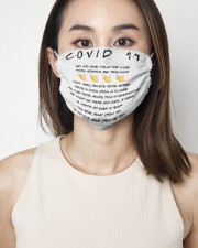 Covid 19 friends song mug 2 Layer Face Mask - Single aos-face-mask-2-layers-lifestyle-front-01