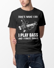 That's What I Do I Play Bass And I Forget Things Classic T-Shirt lifestyle-mens-crewneck-front-14