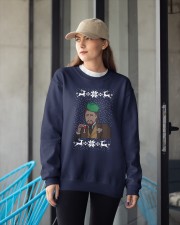 DiCaprio christmas jumper and sweatshirt Crewneck Sweatshirt apparel-crewneck-sweatshirt-lifestyle-front-12