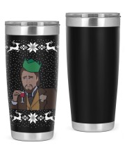 DiCaprio christmas jumper and sweatshirt 20oz Tumbler tile