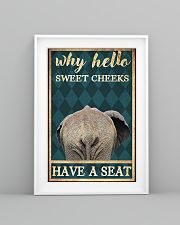 Elephant why hello sweet cheeks have a seat poster 11x17 Poster lifestyle-poster-5