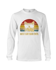 Best Cat Dad Ever Vintage Retro Long Sleeve Tee tile