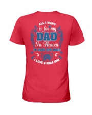 All I Want Is for My Dad in Heaven to Know How Ladies T-Shirt tile