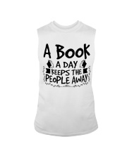A Book A Day Keeps The People Away Sleeveless Tee tile