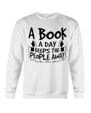 A Book A Day Keeps The People Away Crewneck Sweatshirt tile