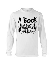 A Book A Day Keeps The People Away Long Sleeve Tee tile