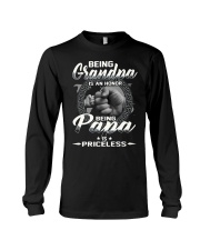 Being grandpa is an honor being papa is priceless Long Sleeve Tee tile