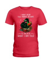 Dragon I have read too many books believe shirt Ladies T-Shirt tile