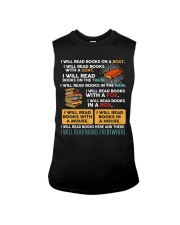 I will red books on a boat I will read books with Sleeveless Tee tile
