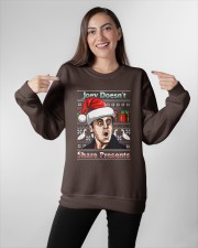 Joey doesn't share presents christmas jumper and s Crewneck Sweatshirt apparel-crewneck-sweatshirt-lifestyle-front-11