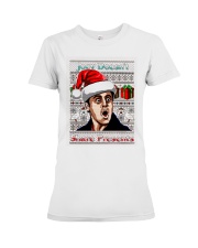 Joey doesn't share presents christmas jumper and s Premium Fit Ladies Tee tile