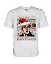 Joey doesn't share presents christmas jumper and s V-Neck T-Shirt tile