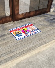 Wipe your feet here doormat Doormat 22.5" x 15" aos-doormat-22-5x15-lifestyle-front-21